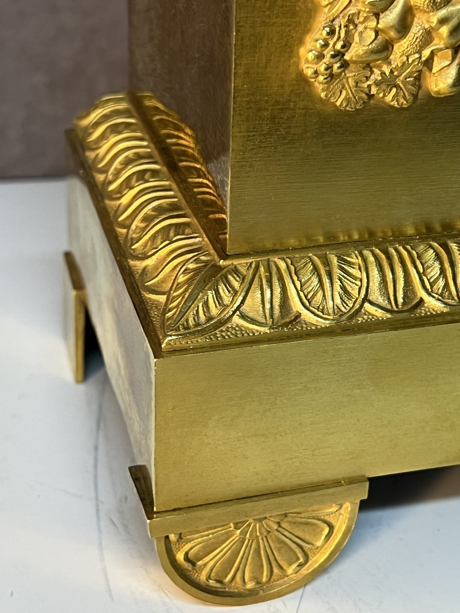 PENDULE, L’ALLÉGORIE DE LA MARINE, ÉPOQUE RESTAURATION, PAR L’HORLOGER LEGRAS-photo-7