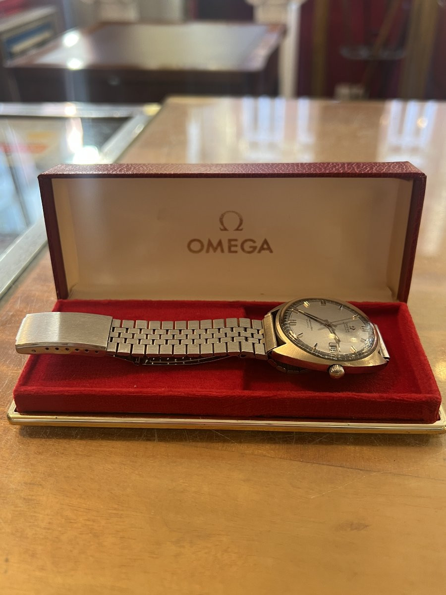 Omega Brand Watch, Automatic Steel, Seamaster Cosmic Model, From The Years 1965/70-photo-4