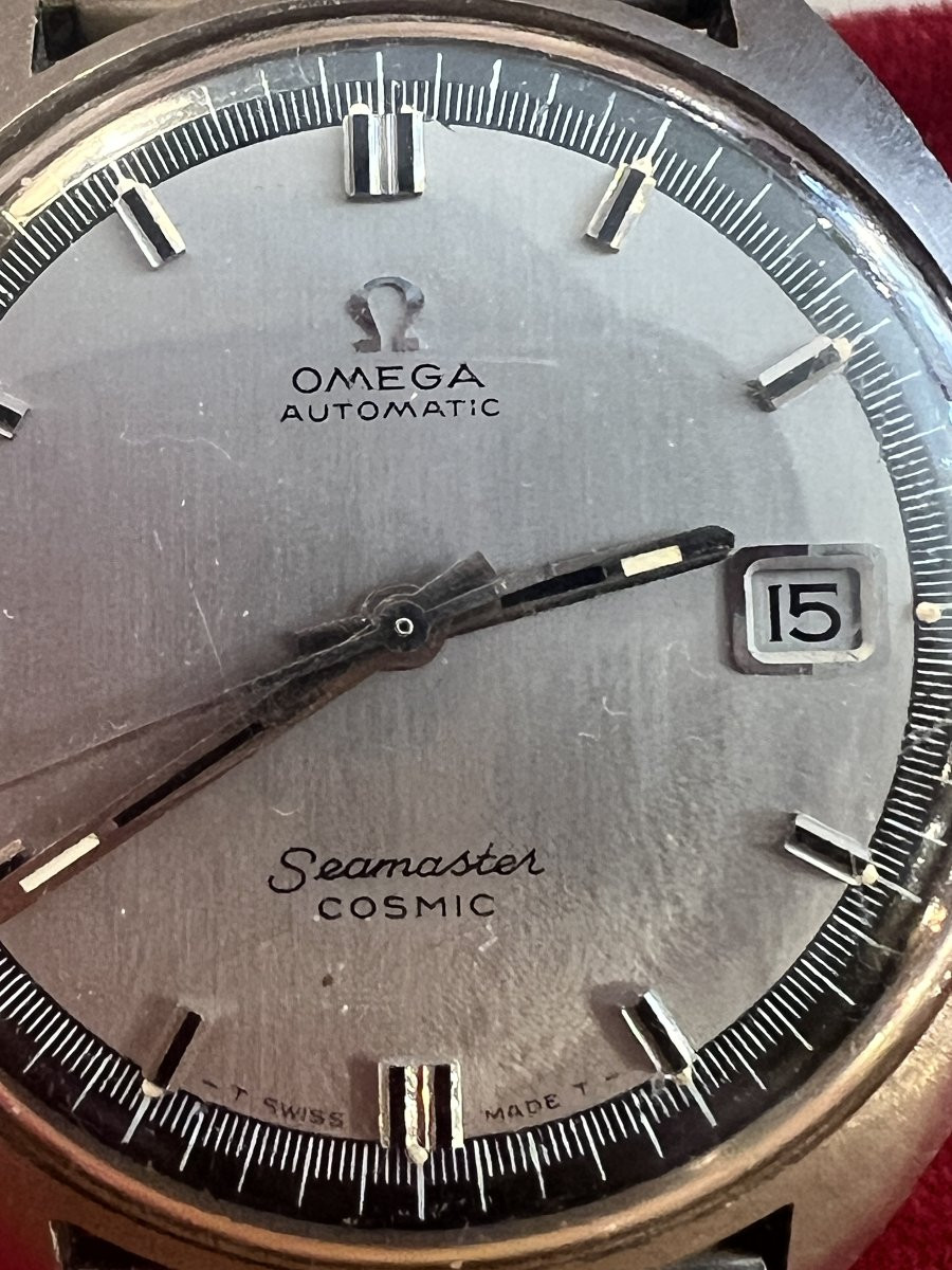 Omega Brand Watch, Automatic Steel, Seamaster Cosmic Model, From The Years 1965/70-photo-6