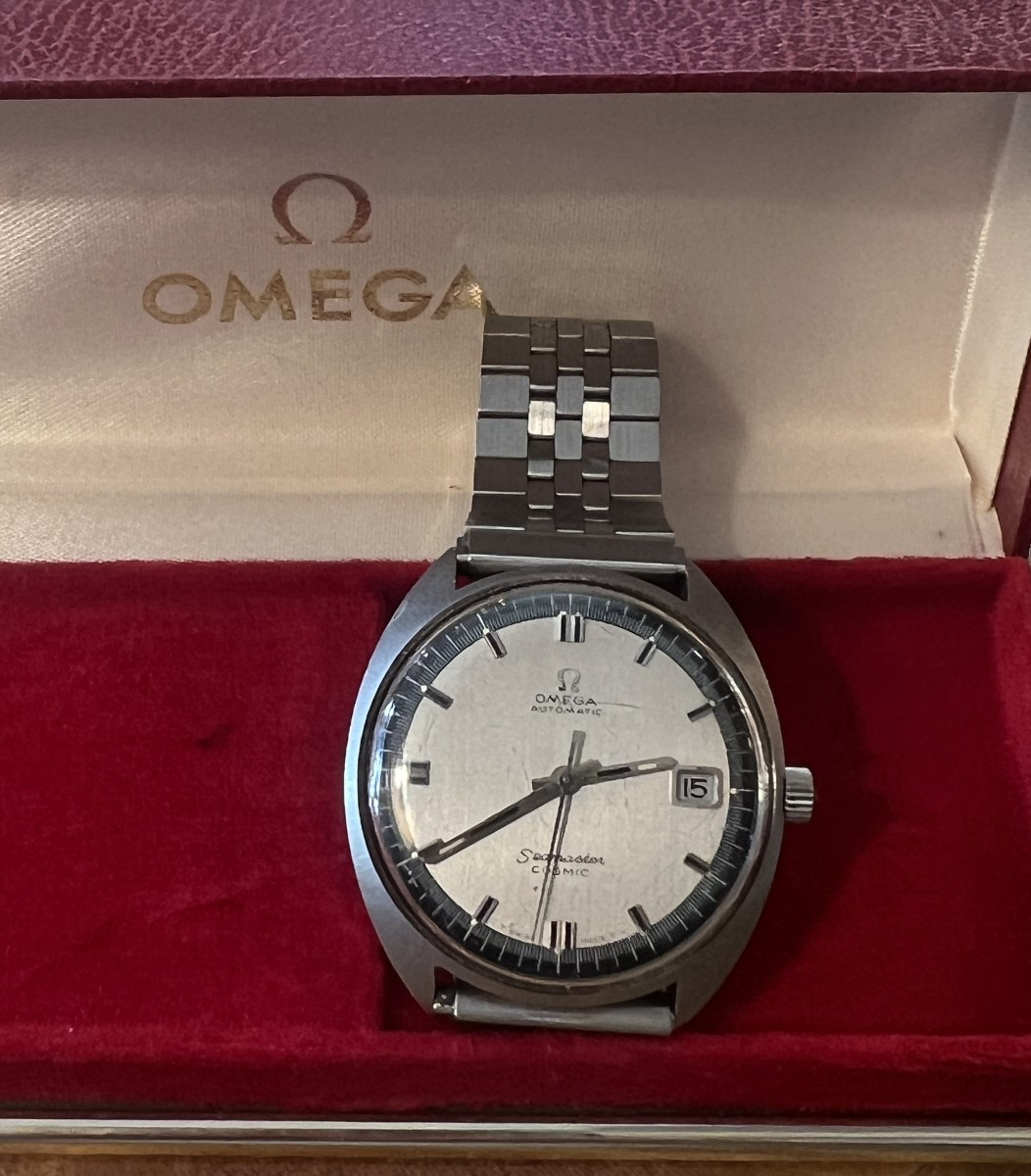 Omega Brand Watch, Automatic Steel, Seamaster Cosmic Model, From The Years 1965/70