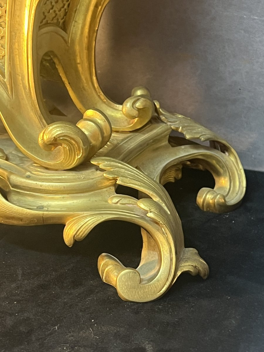 Lemerle Charpentier, Bronze Worker In Paris In The 19th Century, Cartel-type Clock In The Rocaille Style-photo-3