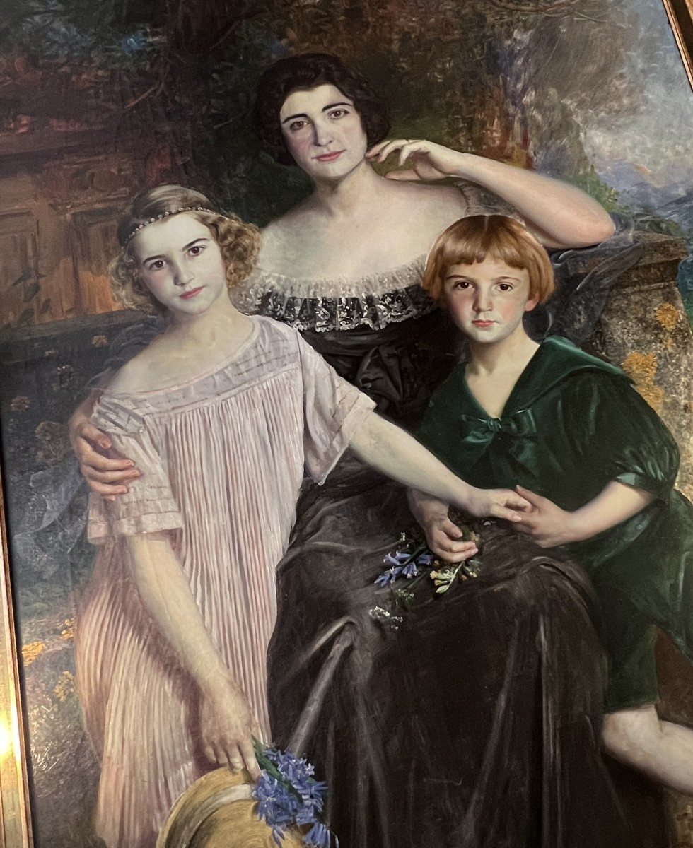 Grand tableau huile sur toile signé de Basile Lemeunier (1852-1922) et daté de 1920.