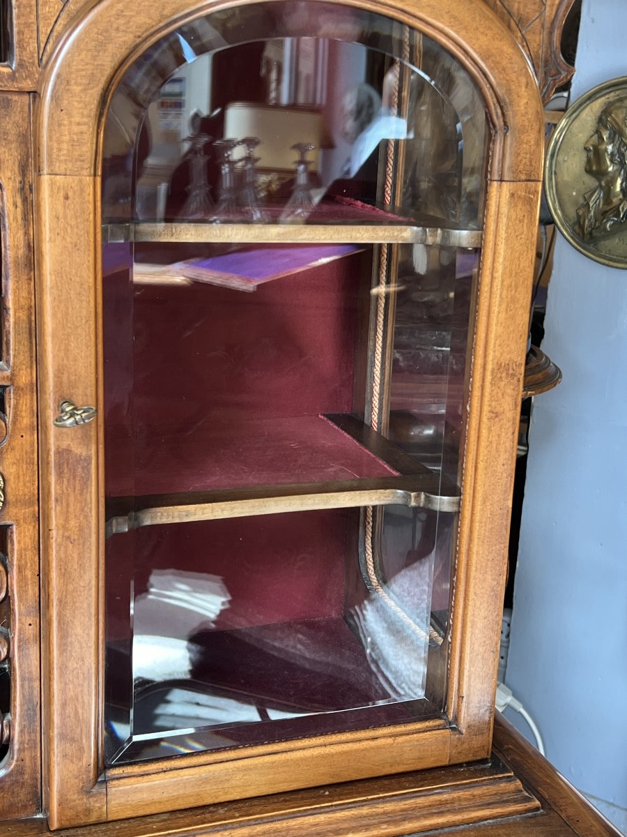 Neo-renaissance Display Cabinet Attributed To The Creative Mind Of Gabriel Viardot, Circa 1890-photo-3