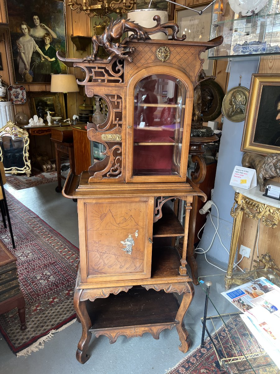 Neo-renaissance Display Cabinet Attributed To The Creative Mind Of Gabriel Viardot, Circa 1890