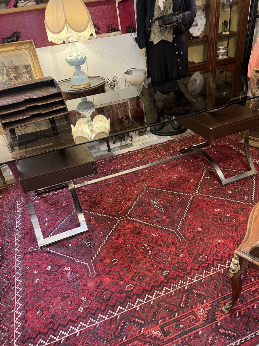 Executive Desk, An Iconic Piece Manufactured Between 1960 And 1969 By Dassas In Paris-photo-2