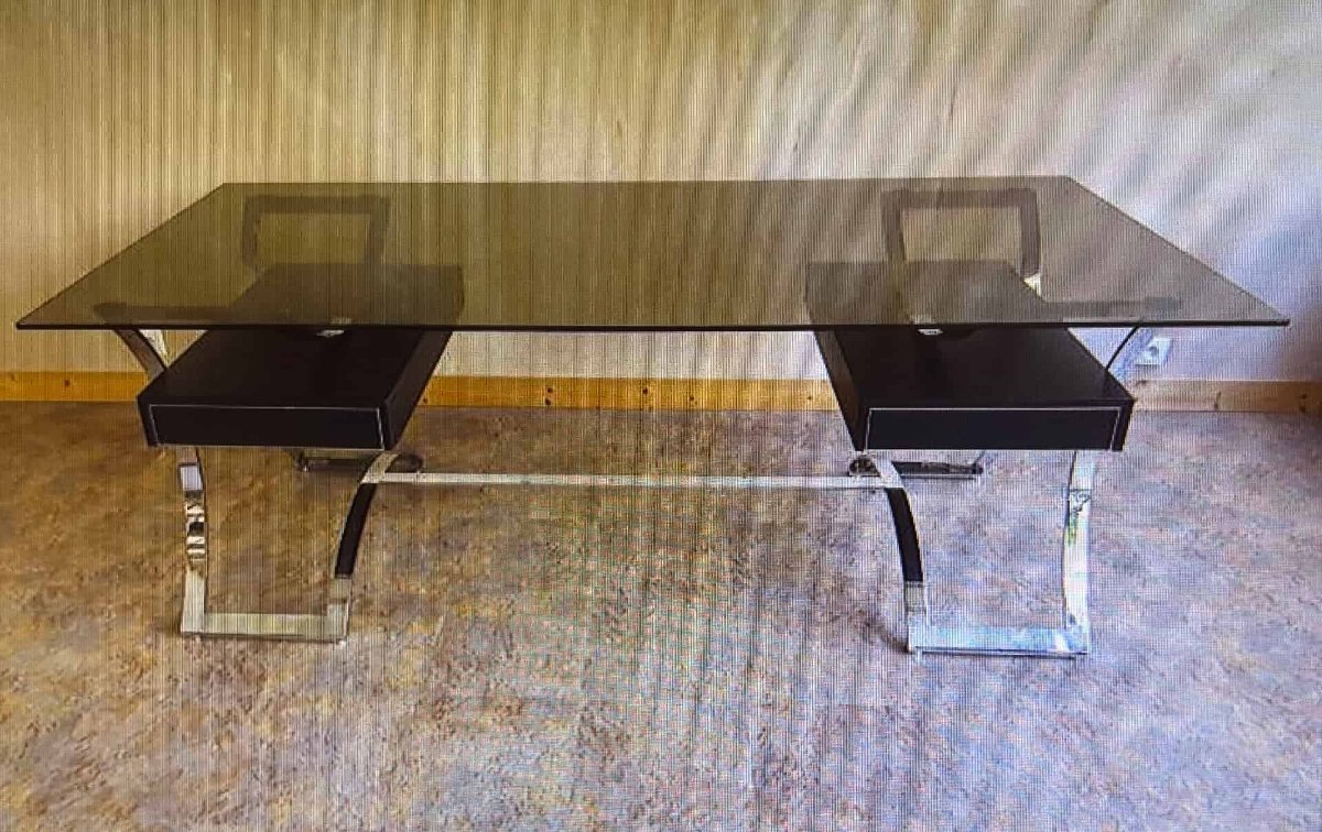 Executive Desk, An Iconic Piece Manufactured Between 1960 And 1969 By Dassas In Paris