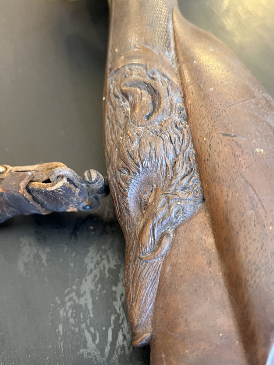 FUSIL DE CHASSE ARTISANAL À PERCUSSION fin XVIIIe, Normandie, Yvetot, répertorié vers 1845-photo-4