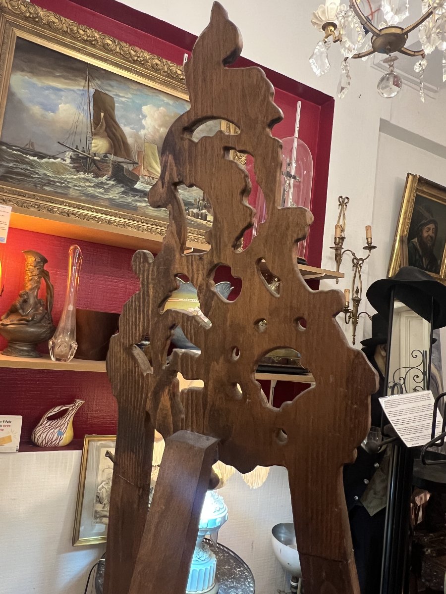 Large Ceremonial Parlor Easel In The Neo-rococo Style, Late 19th Century, Circa 1880–1890-photo-4