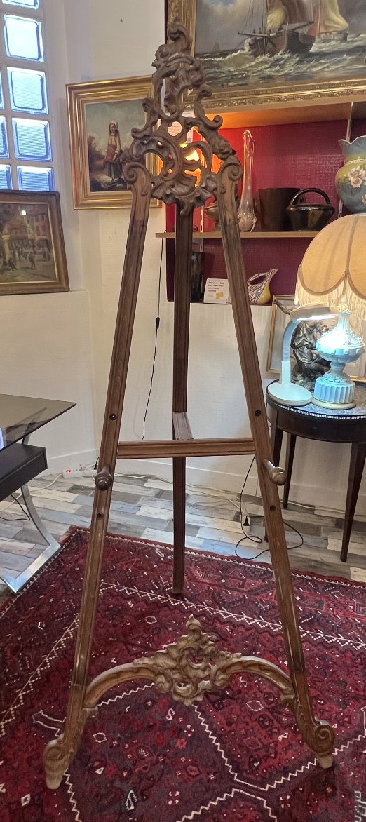 Large Ceremonial Parlor Easel In The Neo-rococo Style, Late 19th Century, Circa 1880–1890