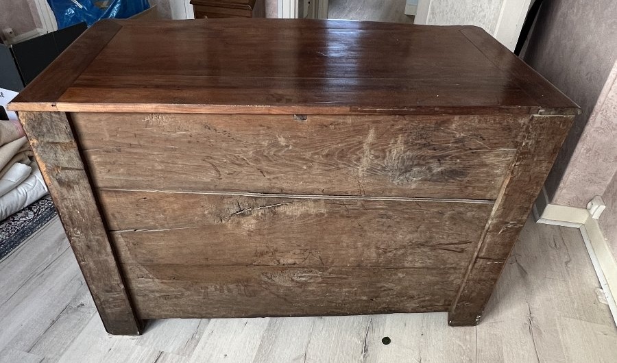 Commode de port Malouine en acajou massif d'époque du XVIIIème siècle-photo-7