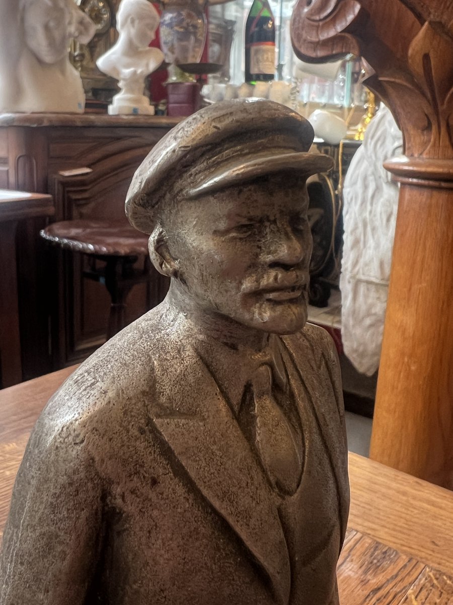 Albert Serafimovich Charkin (1937–2017), Sculpture Of Lenin And The Child, 1973-photo-4