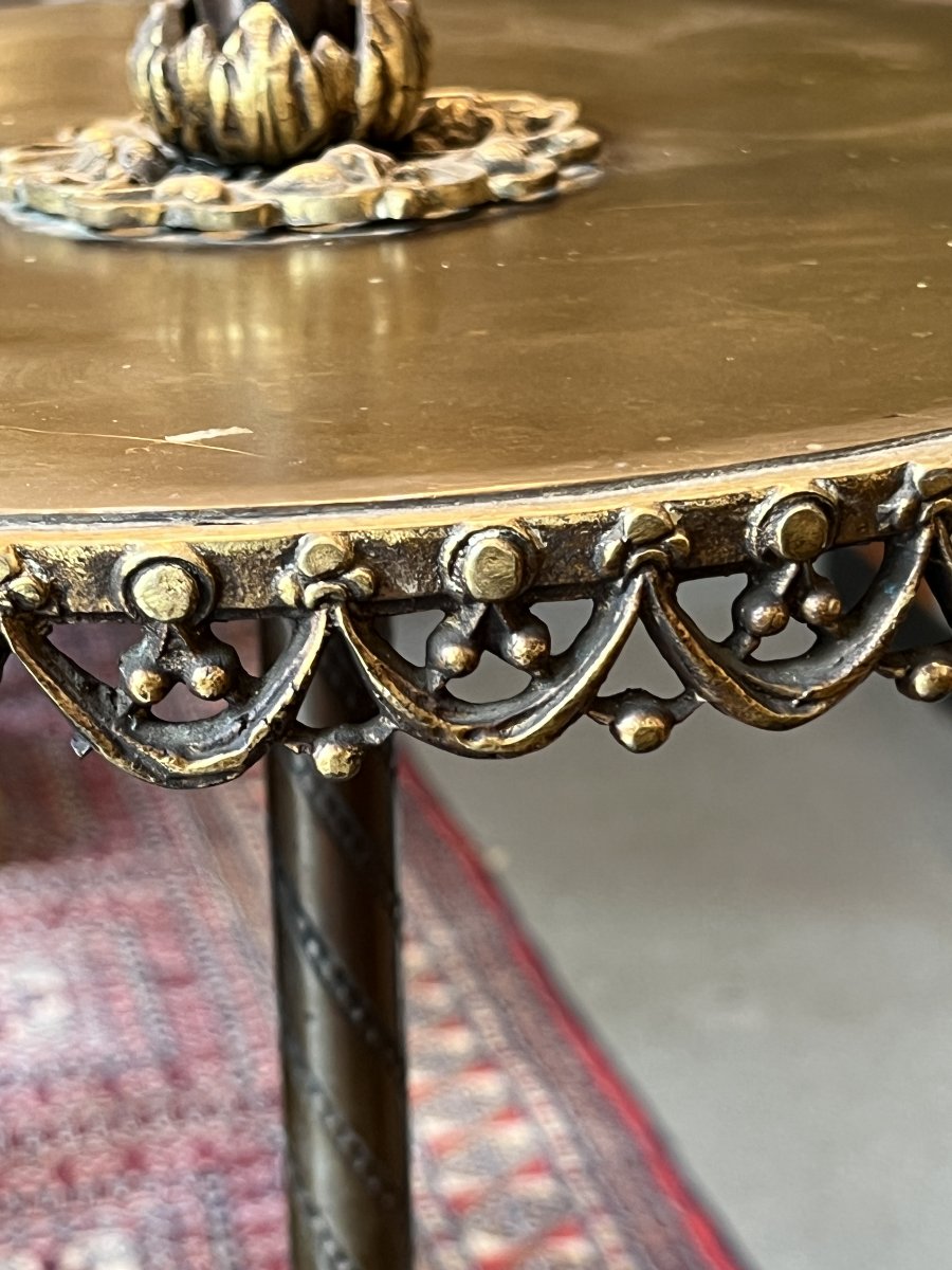 Importante lampe de parquet à tablette d'époque Napoléon III, Époque : Fin du XIXe siècle/ 1870-photo-4