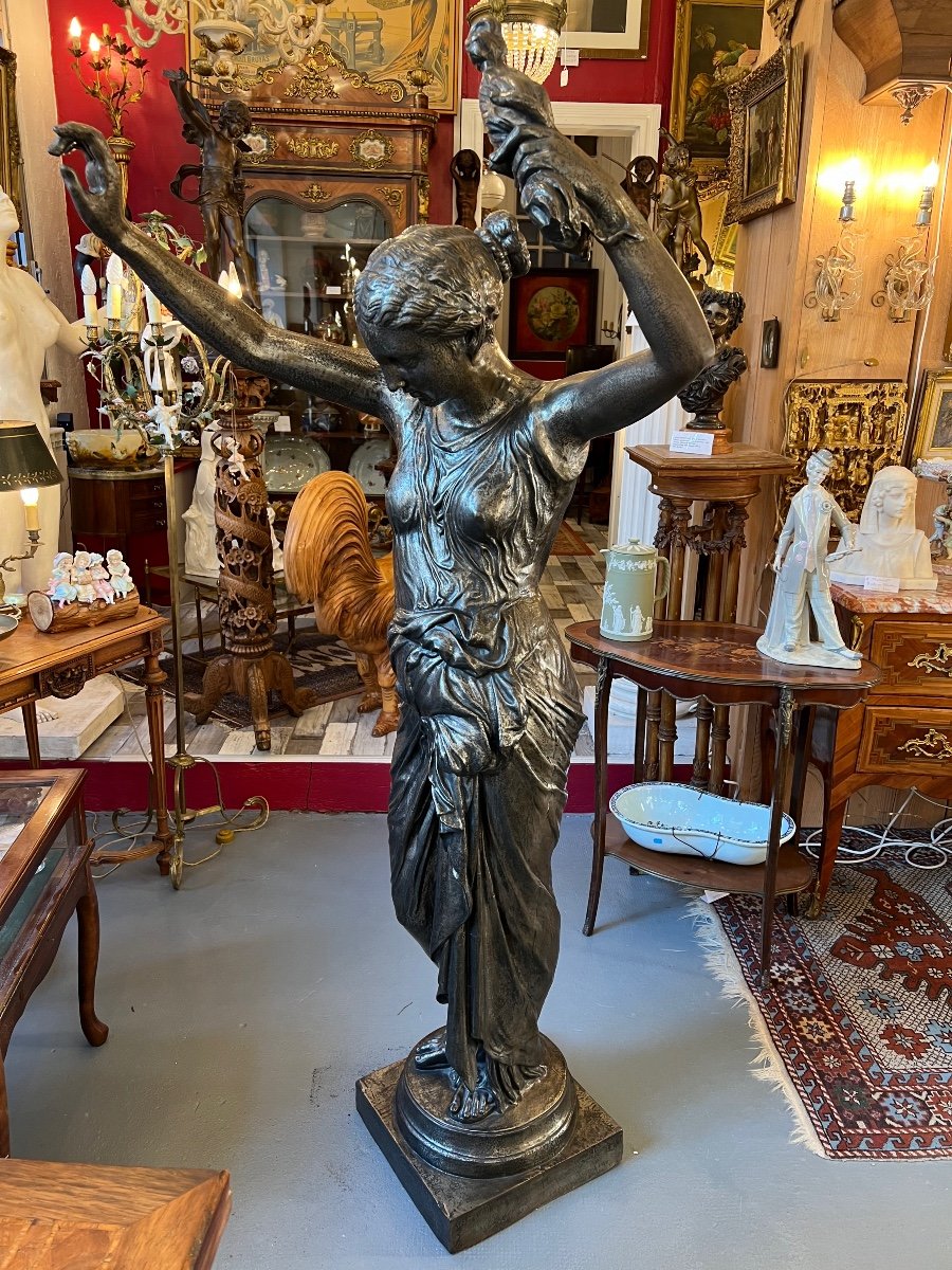 La Fileuse De Procida, D’après Louis Léon Cugnot, Statue-photo-4