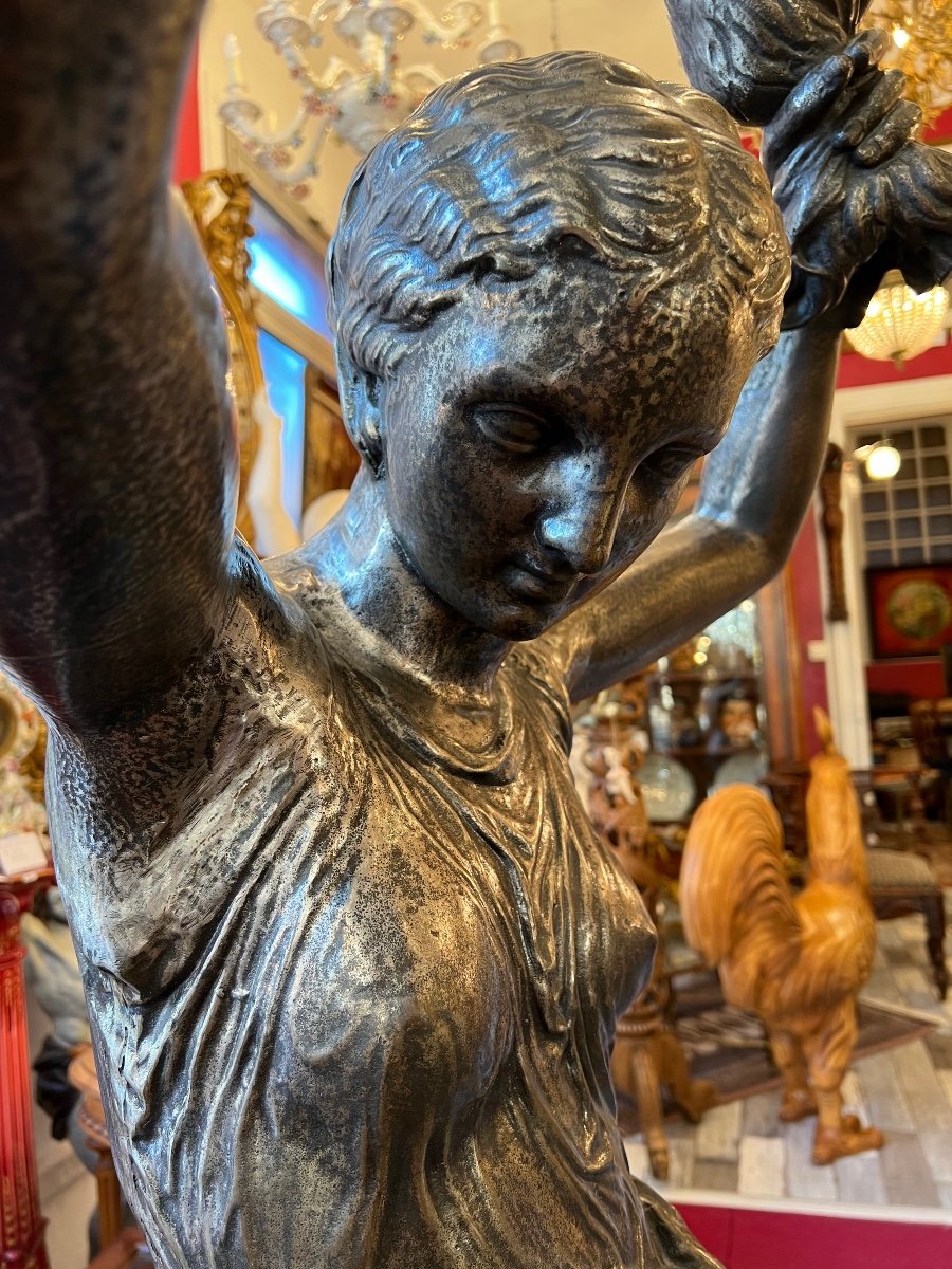 La Fileuse De Procida, D’après Louis Léon Cugnot, Statue-photo-1