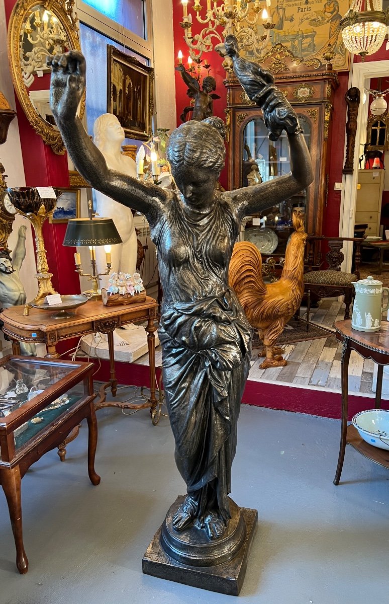 La Fileuse De Procida, D’après Louis Léon Cugnot, Statue