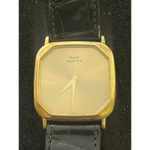 Montre vintage unisex de la grande maison PIAGET, vers 1990 en or jaune 18 Carats