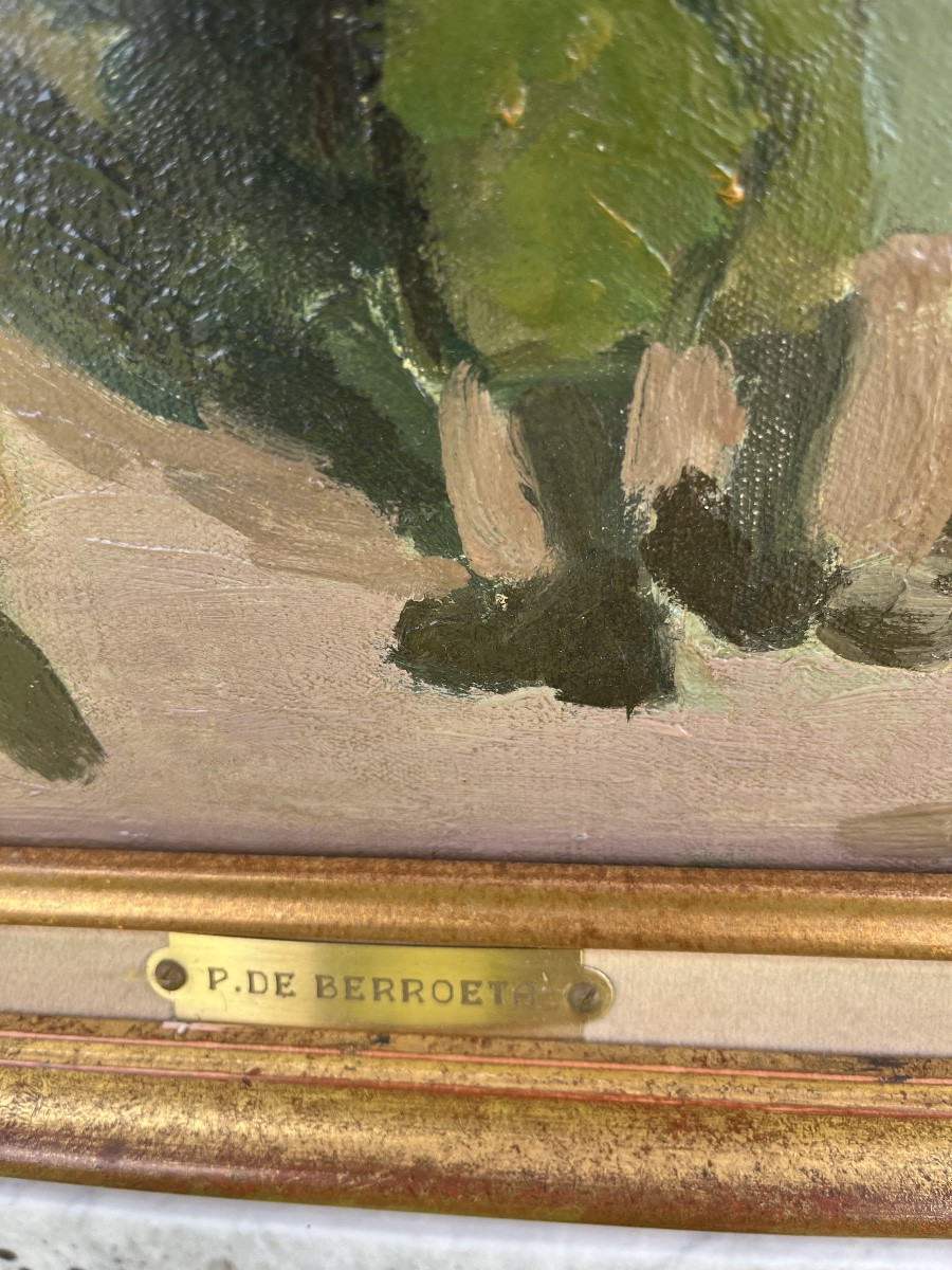 Pierre De Berroeta Oil On Canvas -photo-4