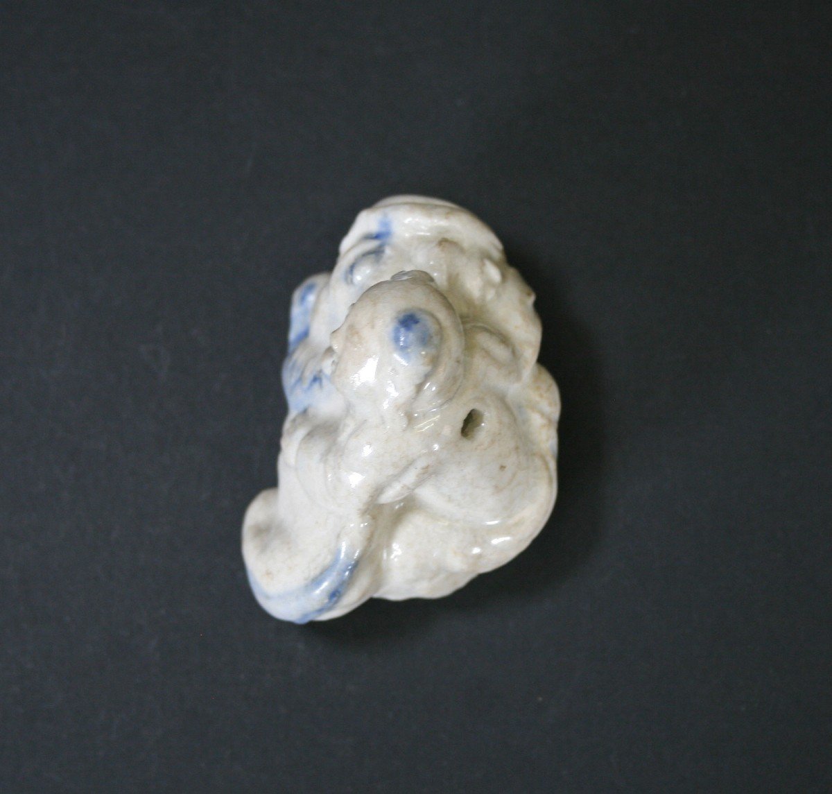 Antique Chinese Blue & White Porcelain Dropper Immortal Liu Haichan Three Legged Toad-photo-4