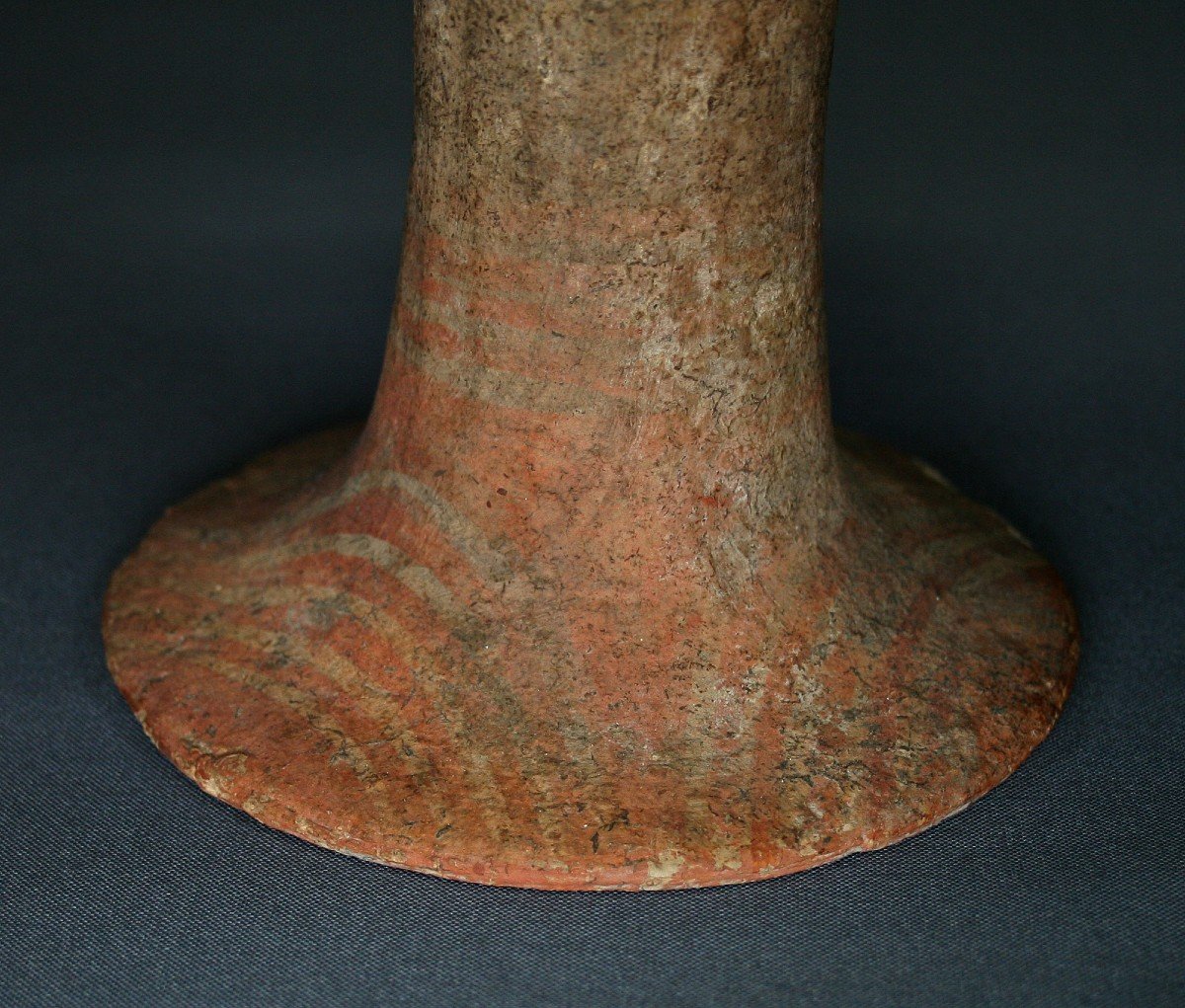 Ban Chiang, Thailand, 3rd - 1st Century Bc  Terracotta Pedestal Bowl -photo-3