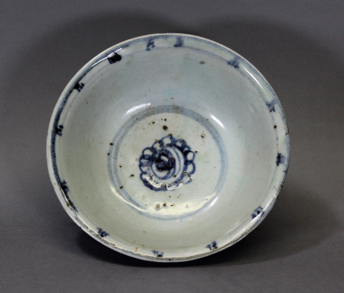 Antique Chinese Porcelain Blue And White Bowl Ming Period-photo-1