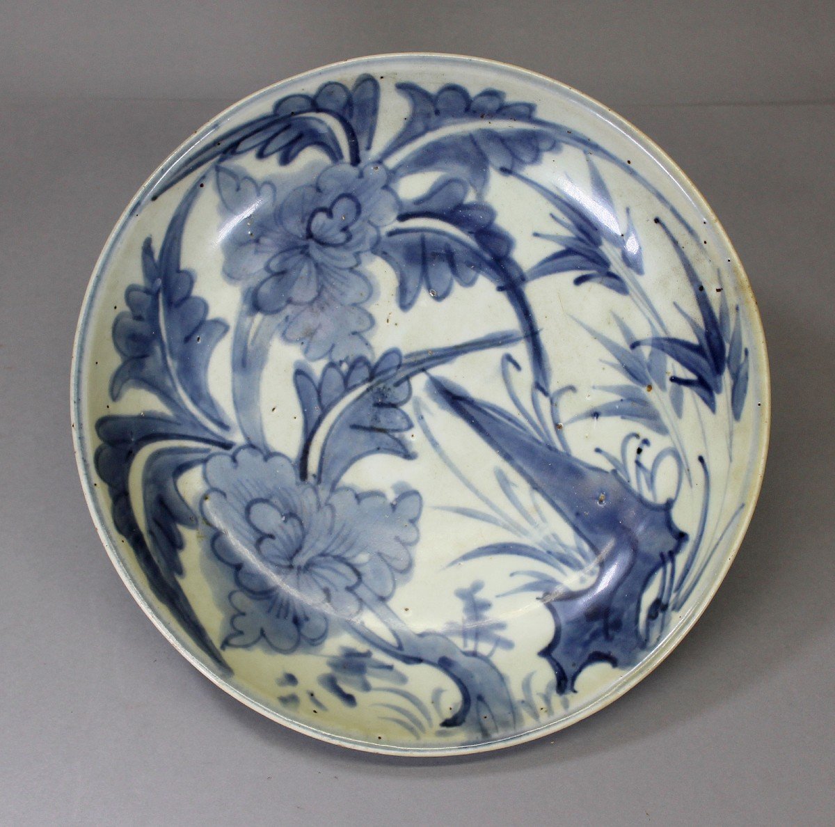 Chinese Porcelain Dish 1570-1650 Zhangzhou Swatow Ming Dynasty-photo-2