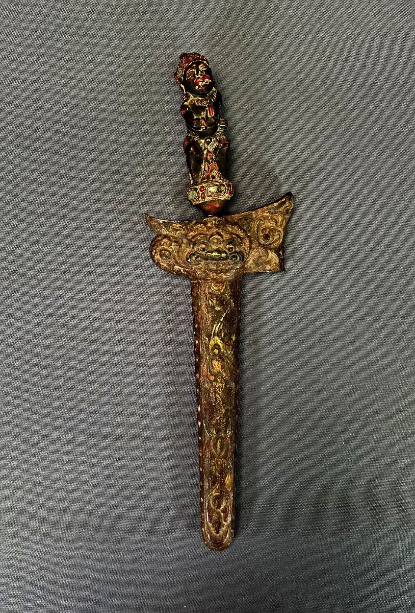  Antique Kris Dagger Small Size Indonesian For A Child? Antieke Kris Dolk-photo-2