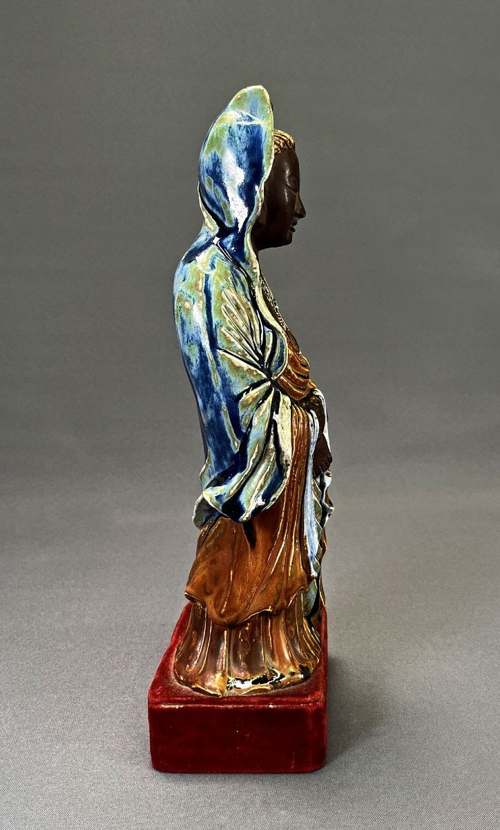 Figurine En Céramique Vietnamienne Bien Hoa Guanyin-photo-1