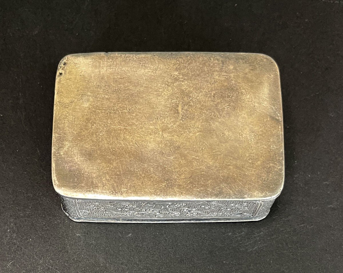 Early Antique Chinese Export Silver Box-photo-4