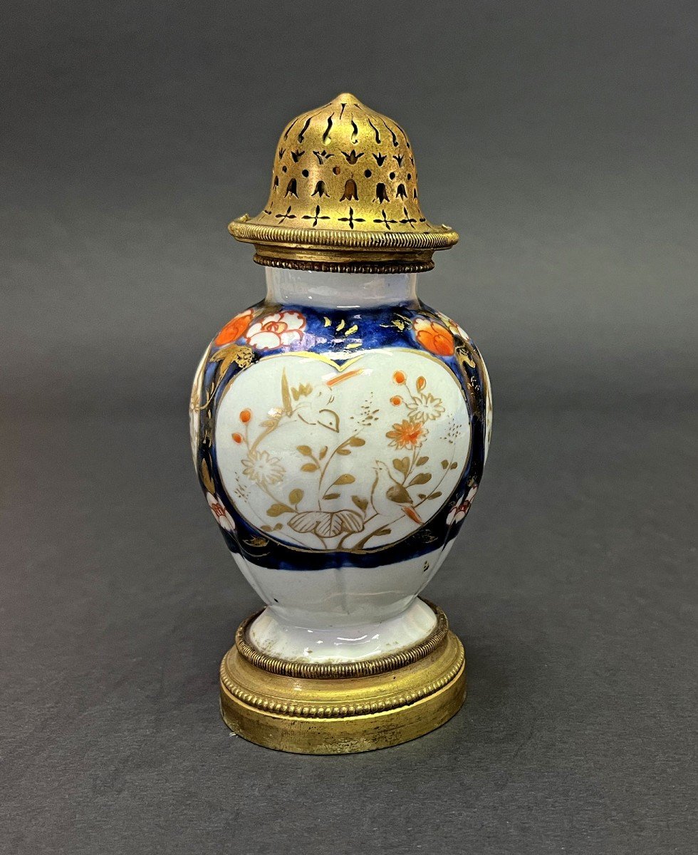 Antique Sander Pounce Pot Japanese Porcelain Imari C18th French Ormulo Mounts