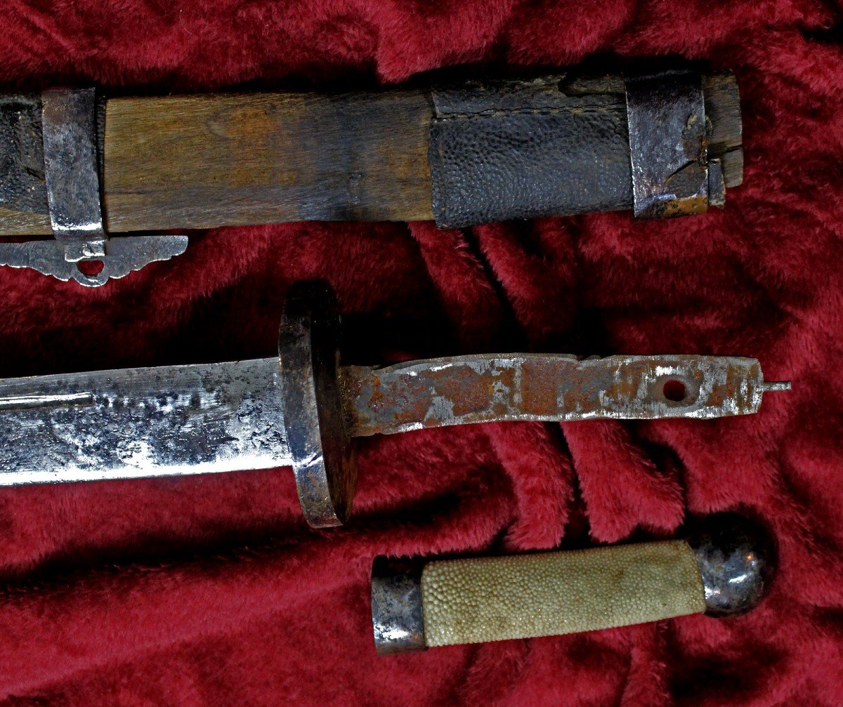 Sabre épée Antique Chinois Ou Coréen -photo-2