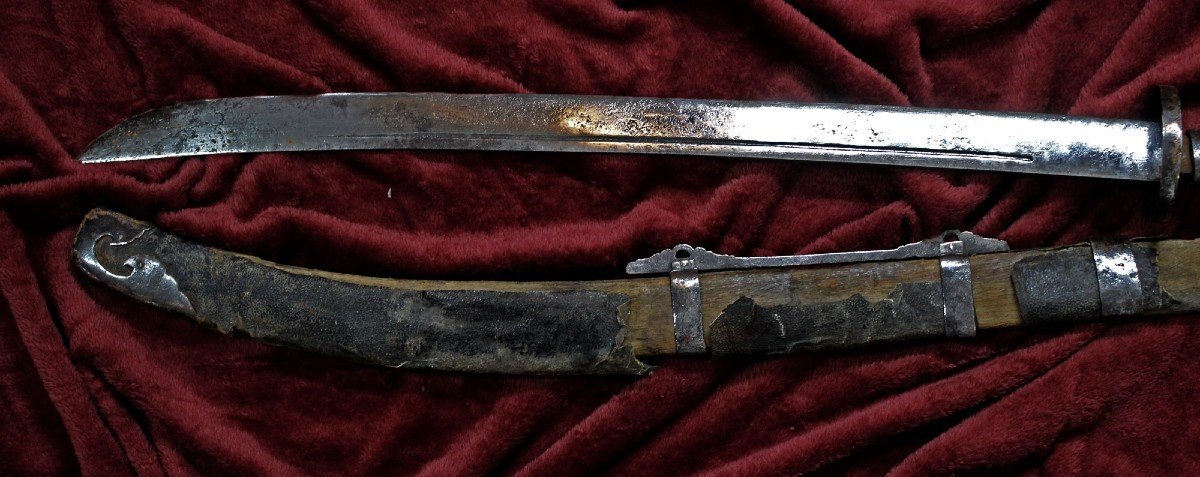 Sabre épée Antique Chinois Ou Coréen -photo-4