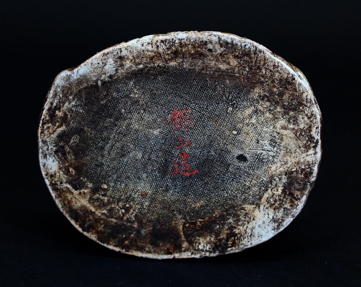 Porcelaine Japonaise Ancienne Kannon, Déesse De La Miséricorde Bouddhiste-photo-2