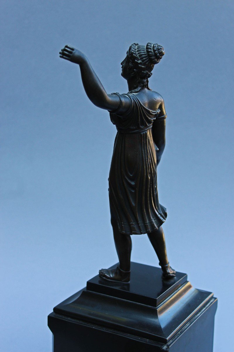 Antique Italian Grand Tour Bronze Greek/roman Goddess-photo-3