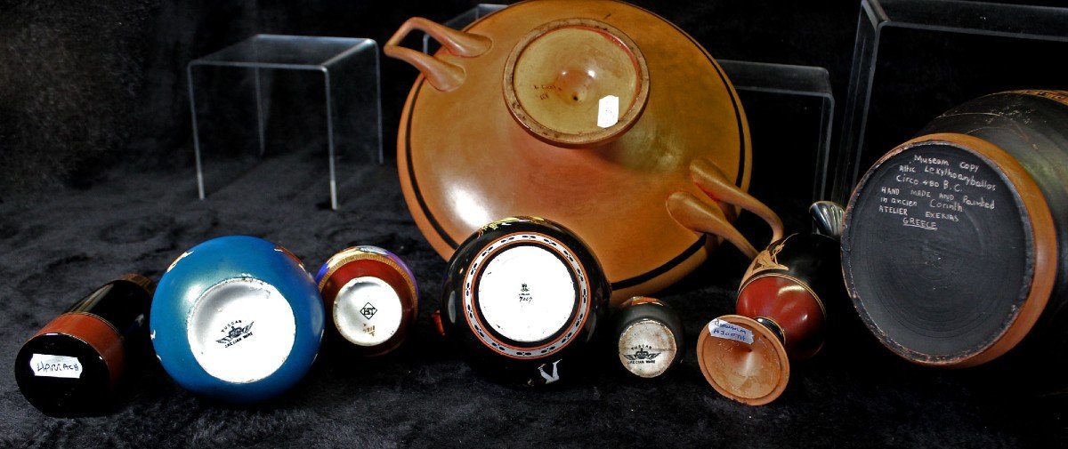 Collection Of Antique Ceramics From The Grand Tour Ancient Greece 15 Pieces Antiquities  -photo-2