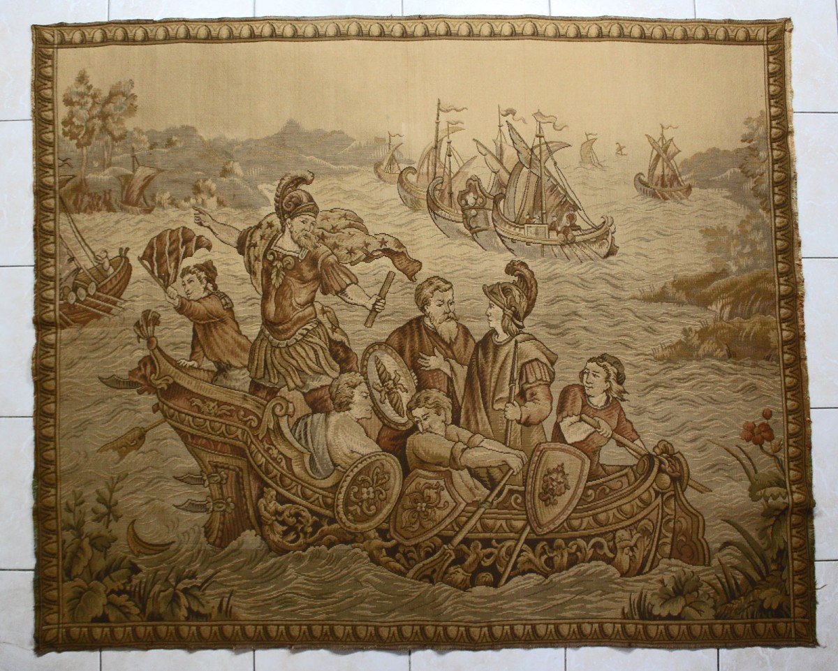 Belgian Tapestry Arrival In Africa After Gobelins For Louis XIV 