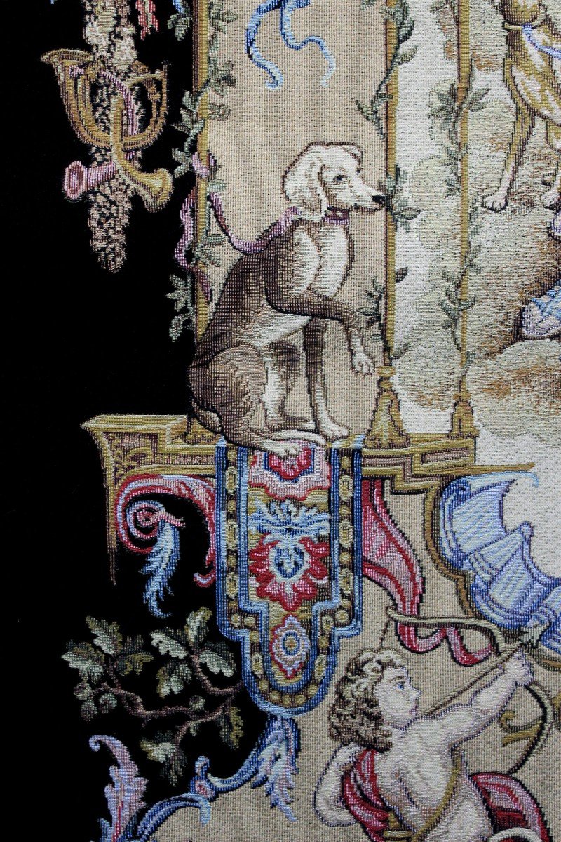 Gobelins Tapestry Diana Roman Goddess Of Hunting, Fauna, Childbirth And The Moon-photo-4