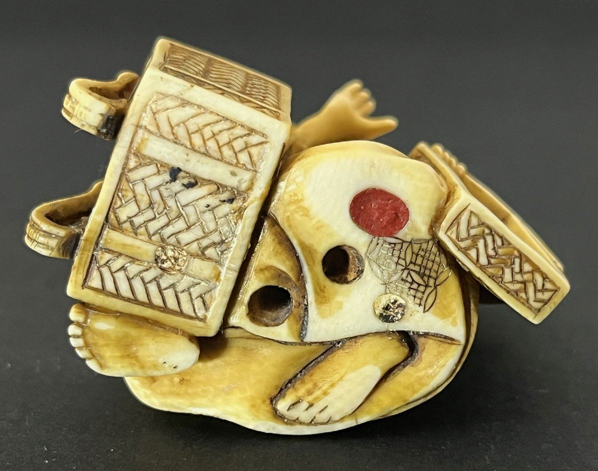 Antique Japanese Netsuke From The Meiji Period 1868-1912-photo-2