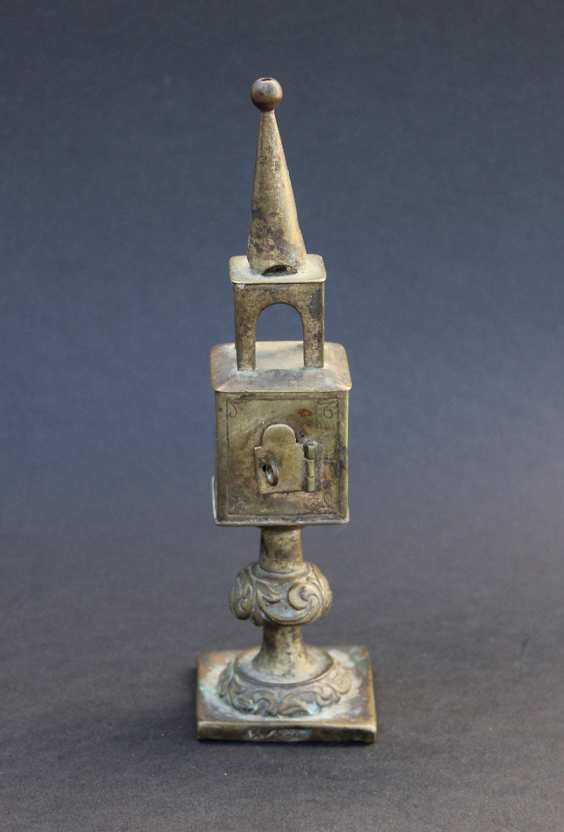 Tour à épices Antique Judaica Marque Du Fabricant 19e Siècle