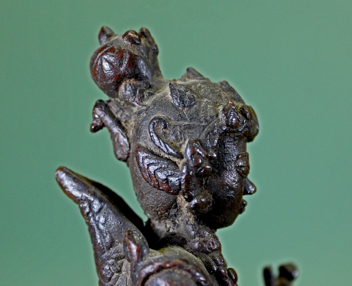 Bronze Bodhisattva Java, Indonesia Classical Period, 12th/13th Century-photo-6