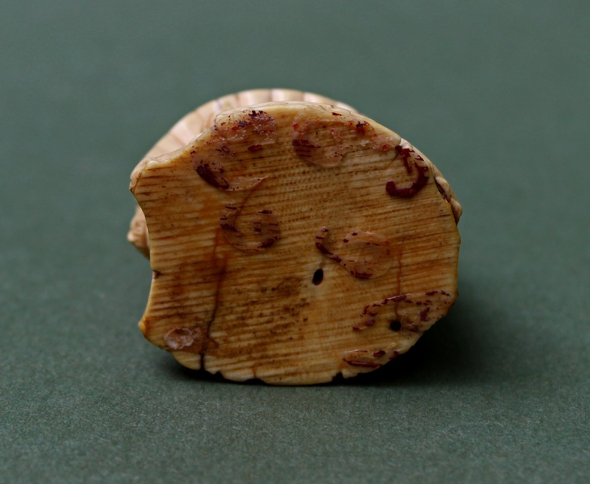 Indo-portuguese Group Of The Mount Of The Good Shepherd - Ivory - 17th/18th Century-photo-6