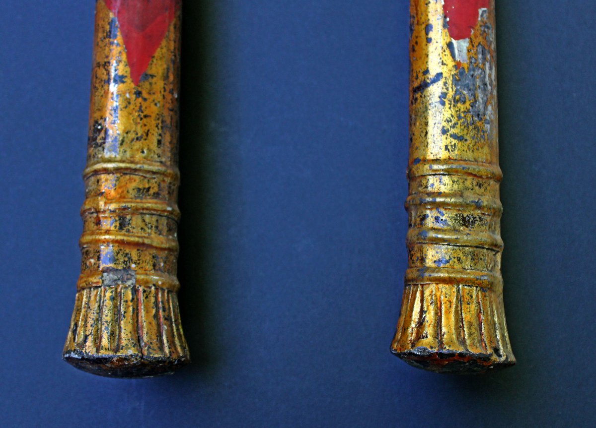Ceremonial Gươm Truòng Vietnamese Double-handled Saber Sword Nguyen Dynasty Vietnam-photo-4