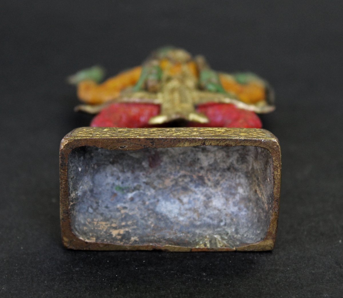 Ancient Thai Buddhist Bronze Diety Vessavana Thao Wetsuwan-photo-2