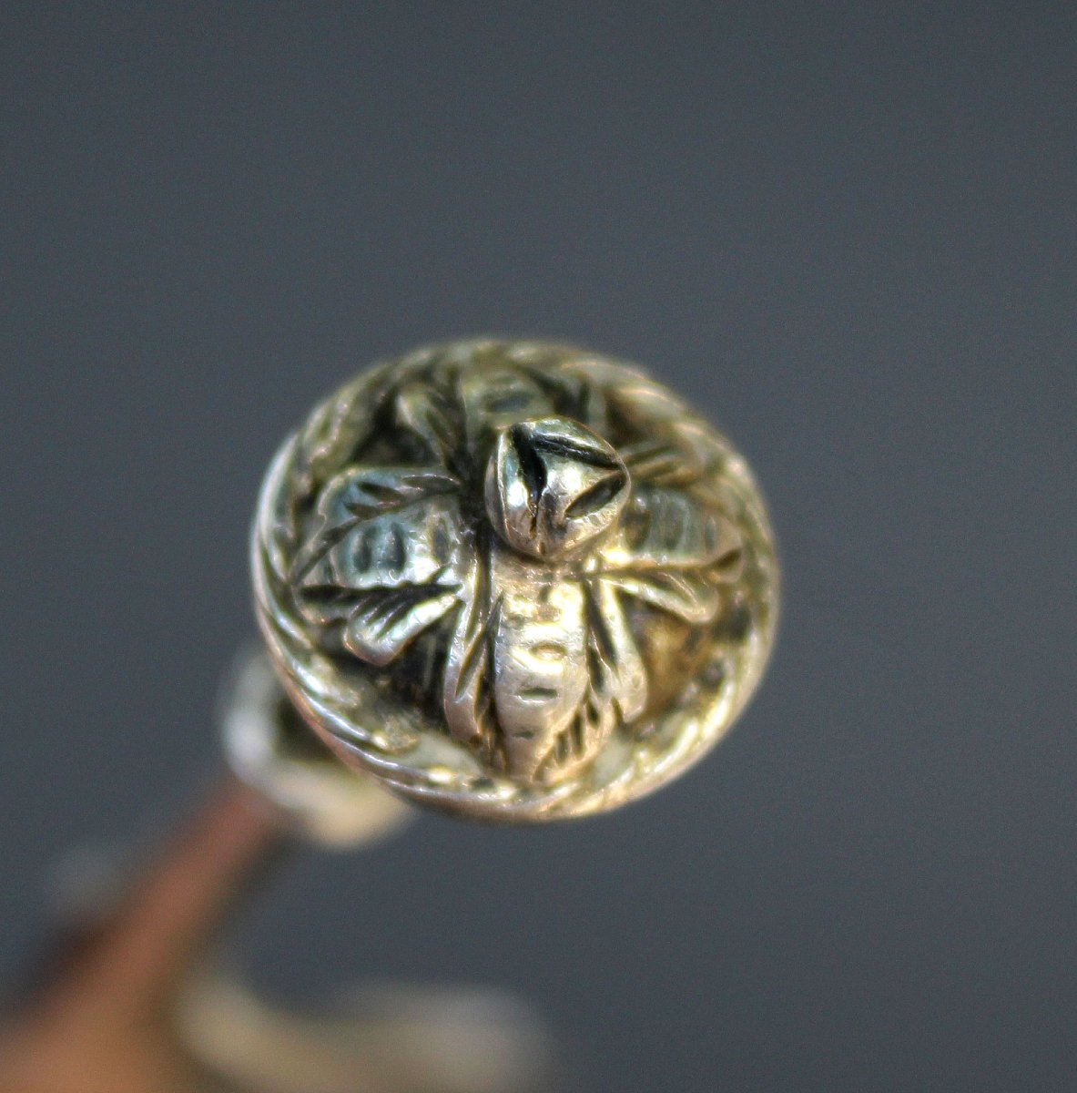 Antique Swedish Silver Spoon, 17th Century, Hallmarked-photo-3