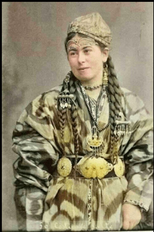 Antique Turkmen Tenetschir Pendants – Silver& Carnelian, Tekke Tribe Earrings -photo-5