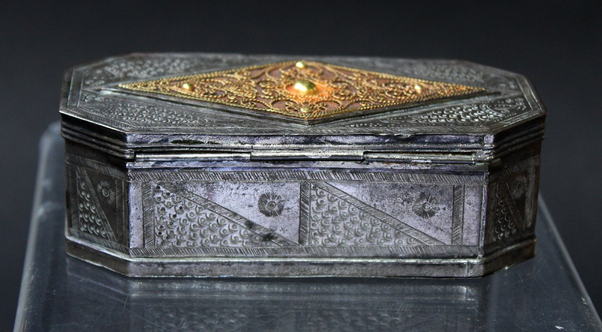 Antique Betel - Tobacco Box Sumatra Indonesia C19th Dutch Colonial-photo-3