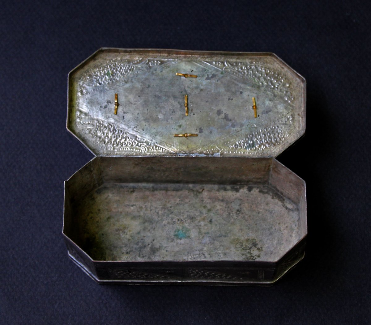 Antique Betel - Tobacco Box Sumatra Indonesia C19th Dutch Colonial-photo-3