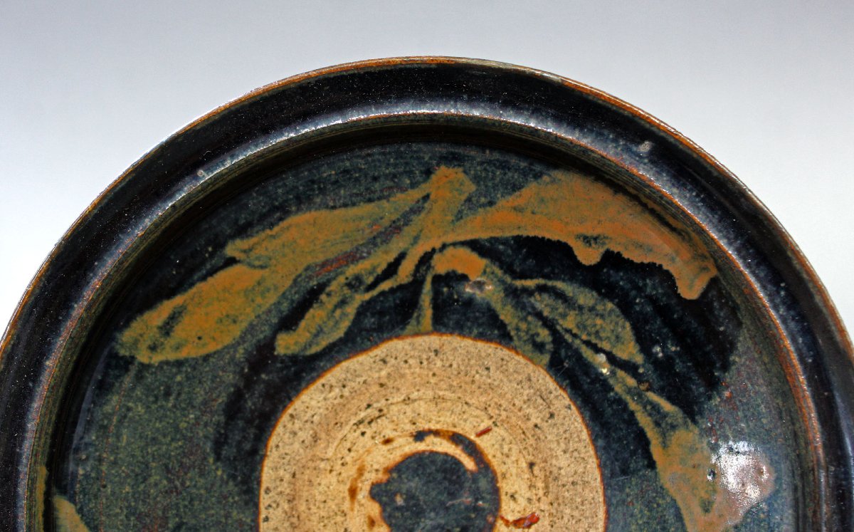 Chinese Jin Dynasty Cizhou Ware Dish, 12th–13th Century-photo-2