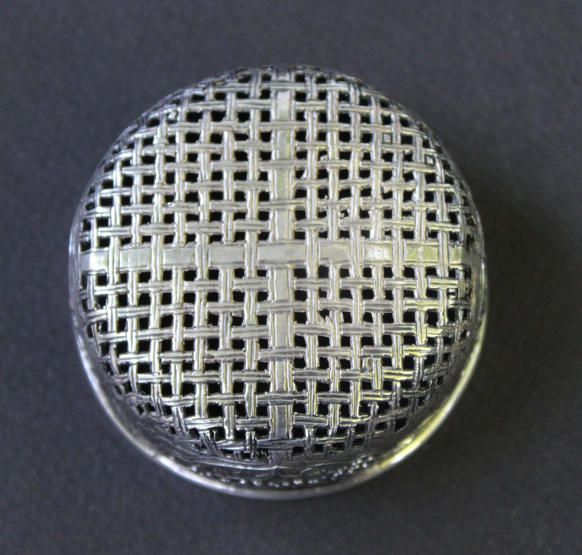 Antique Vietnamese Silver Pomander / Incense Burner, Nguyen Dynasty, 19th Century-photo-4