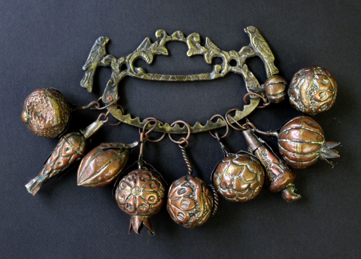Antique Brazilian Balangandã – Afro-brazilian Amulet From Bahia, 19th Century (era Of Slavery)