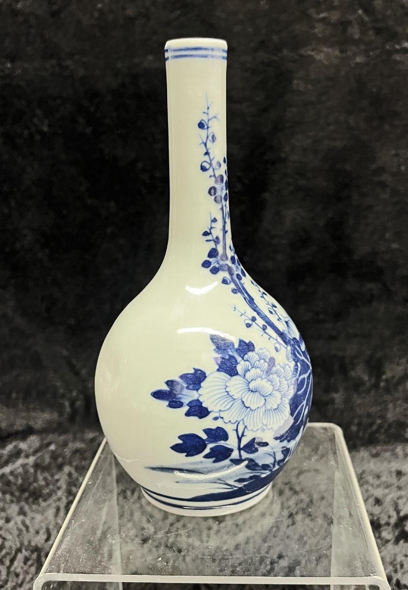 Vase En Porcelaine Chinoise « Bleu de Huê », Pour Le Marché Vietnamien. Période Nguyễn.-photo-4